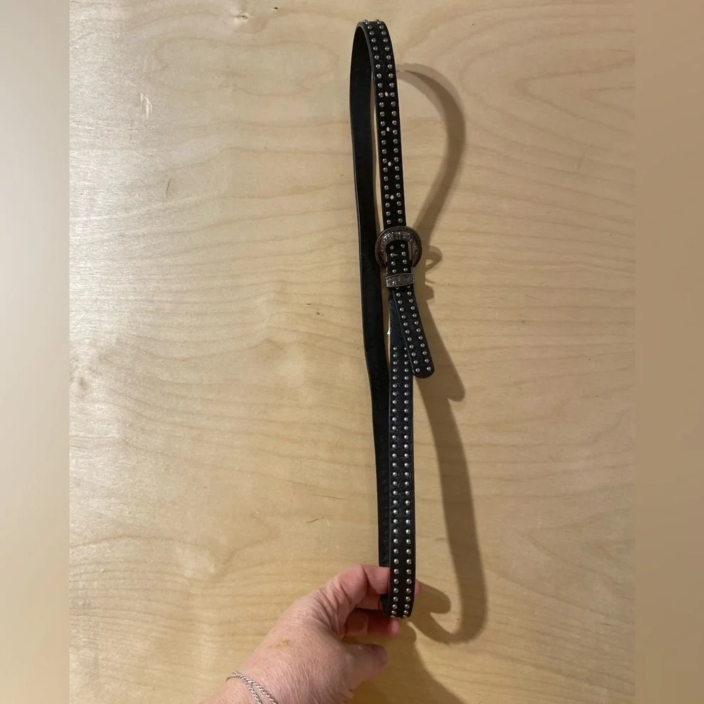 Black Studded Belt size Large (PB)